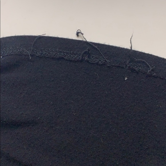 Macy’s bar III Black Fitted 3/4 sleeve basic stretch maxi dress - Picture 6 of 6